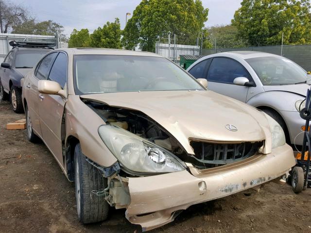 JTHBA30G340013852 - 2004 LEXUS ES 330 TAN photo 1