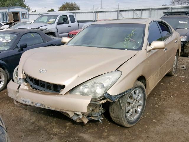 JTHBA30G340013852 - 2004 LEXUS ES 330 TAN photo 2