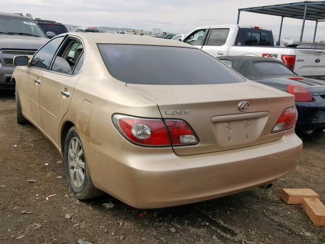 JTHBA30G340013852 - 2004 LEXUS ES 330 TAN photo 3