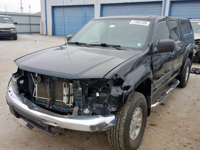 1GCDT136668163115 - 2006 CHEVROLET COLORADO BLACK photo 2