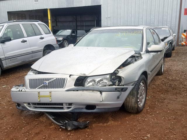 YV1TS97D1X1058721 - 1999 VOLVO S80 SILVER photo 2