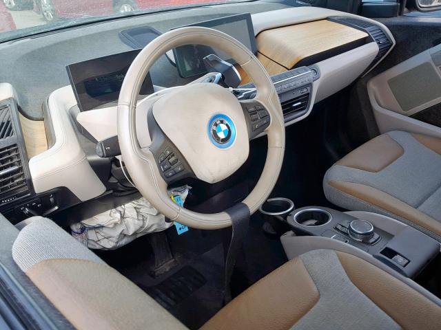 WBY1Z2C51FV286660 - 2015 BMW I3 BEV CHARCOAL photo 9