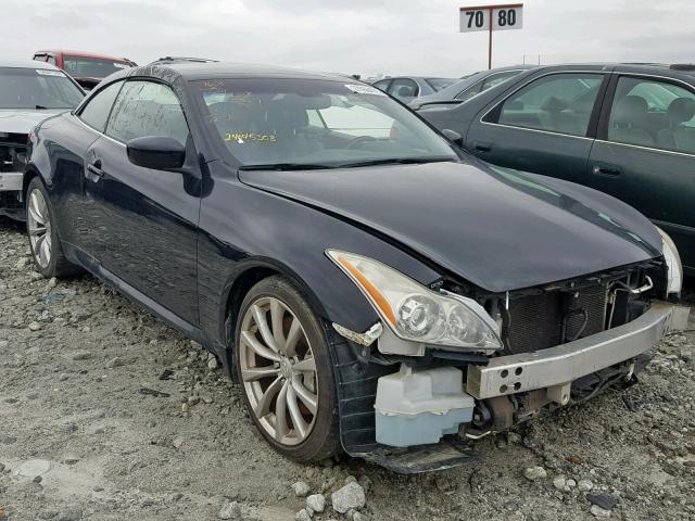 JNKCV66E29M721977 - 2009 INFINITI G37 BASE BLACK photo 1