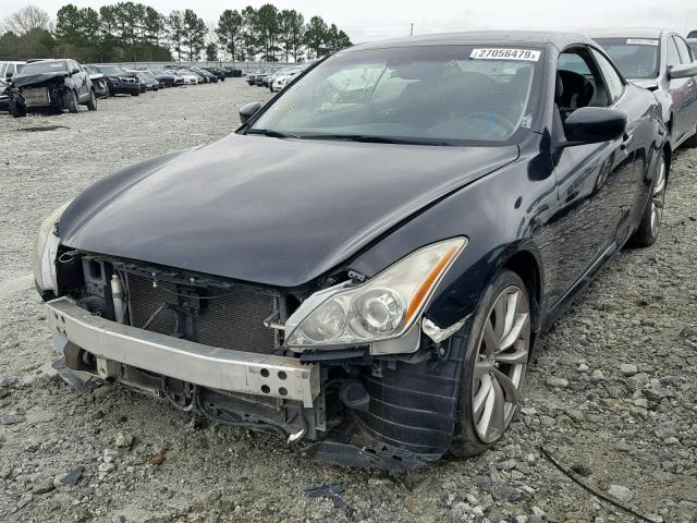 JNKCV66E29M721977 - 2009 INFINITI G37 BASE BLACK photo 2