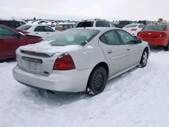 2G2WP552671152946 - 2007 PONTIAC GRAND PRIX SILVER photo 4