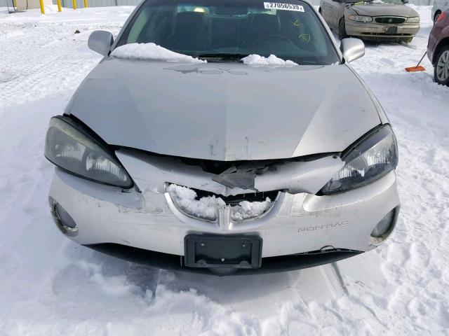 2G2WP552671152946 - 2007 PONTIAC GRAND PRIX SILVER photo 9