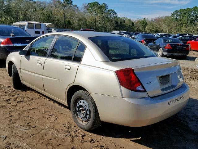 1G8AJ52F64Z181262 - 2004 SATURN ION LEVEL BEIGE photo 3