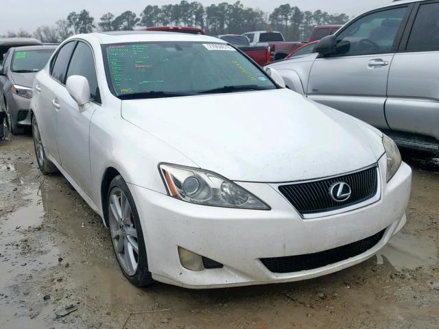 JTHBK262372036799 - 2007 LEXUS IS 250 WHITE photo 1