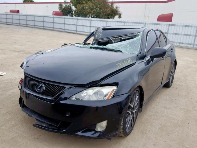 JTHBE262762006159 - 2006 LEXUS IS 350 BLACK photo 2