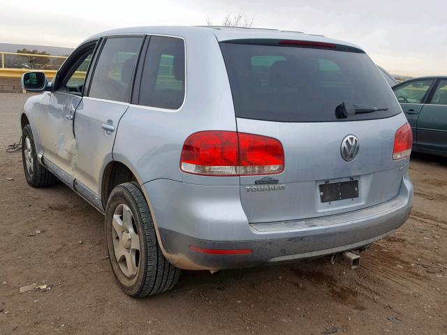 WVGZG77L05D033541 - 2005 VOLKSWAGEN TOUAREG 3. BLUE photo 3