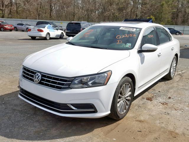 1VWBT7A36GC032152 - 2016 VOLKSWAGEN PASSAT SE WHITE photo 2