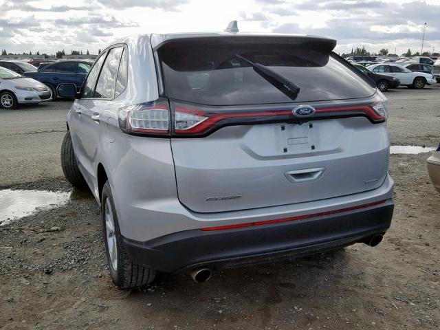 2FMPK3G90GBB19136 - 2016 FORD EDGE SE SILVER photo 5