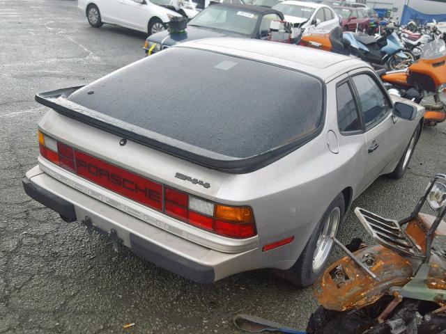 WP0AA0941GN458750 - 1986 PORSCHE 944 SILVER photo 4