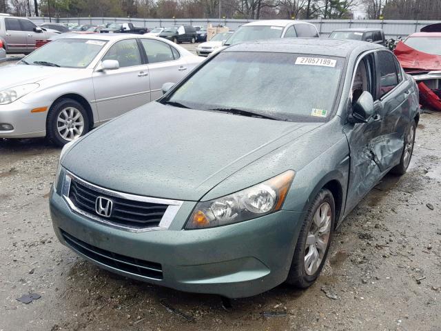 1HGCP268X9A035400 - 2009 HONDA ACCORD EXL GREEN photo 2