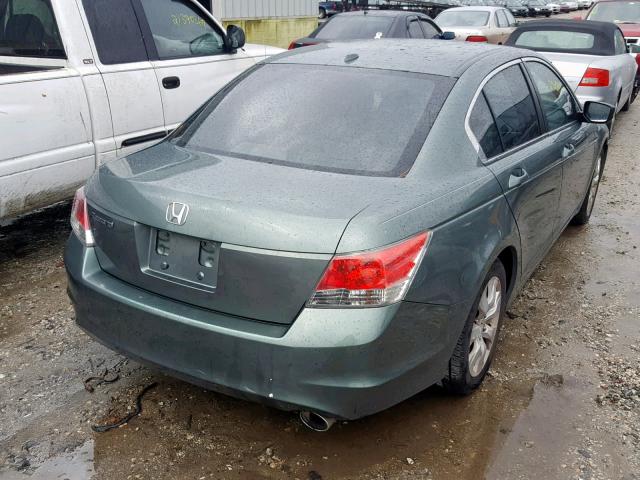 1HGCP268X9A035400 - 2009 HONDA ACCORD EXL GREEN photo 4