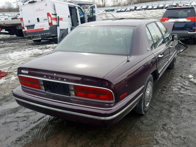 1G4CW52K0TH617049 - 1996 BUICK PARK AVENU BURGUNDY photo 4