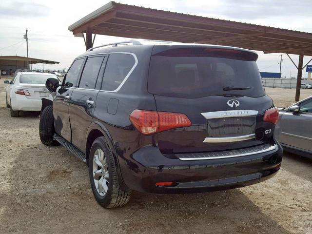 JN8AZ2NF1D9550817 - 2013 INFINITI QX56 BLACK photo 3