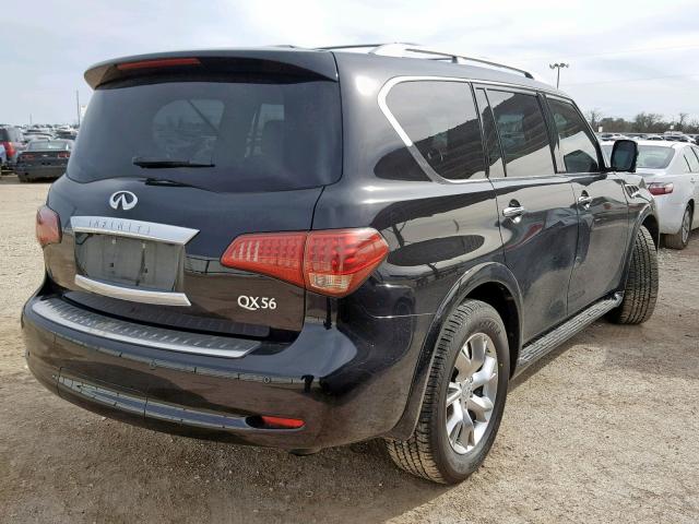 JN8AZ2NF1D9550817 - 2013 INFINITI QX56 BLACK photo 4