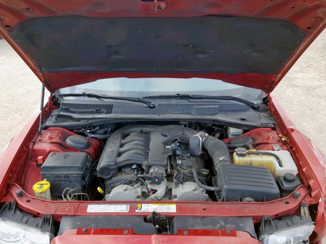 2C3CK5CV6AH170912 - 2010 CHRYSLER 300 TOURIN RED photo 7