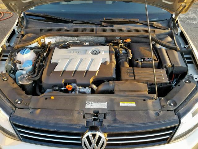 3VWLL7AJ0DM239472 - 2013 VOLKSWAGEN JETTA TDI GOLD photo 7