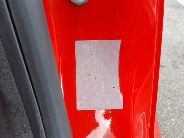 2G1FZ1EP5E9801864 - 2014 CHEVROLET CAMARO ZL1 红色 照片 10