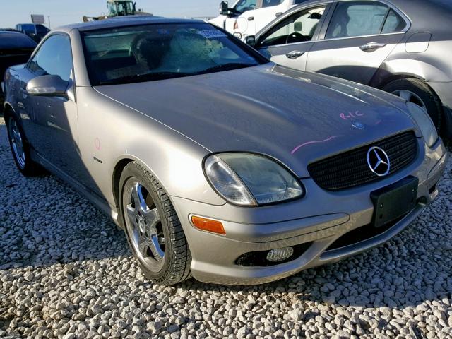 WDBKK65F13F285956 - 2003 MERCEDES-BENZ SLK 320 SILVER photo 1