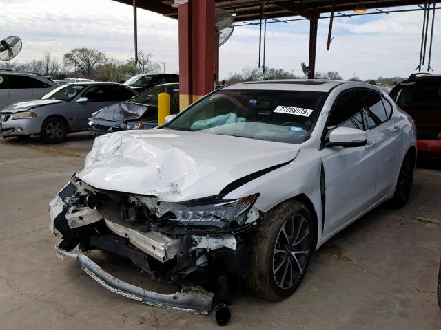 19UUB2F33GA001691 - 2016 ACURA TLX WHITE photo 2