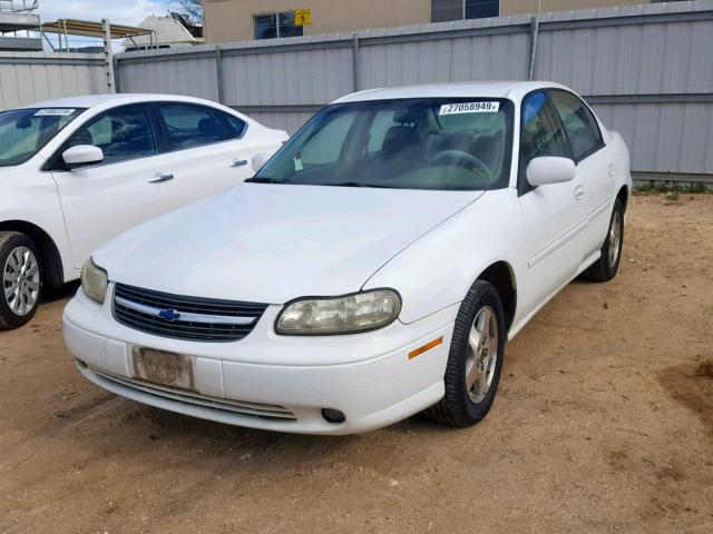 1G1NE52J82M676954 - 2002 CHEVROLET MALIBU LS Ақ фото 2