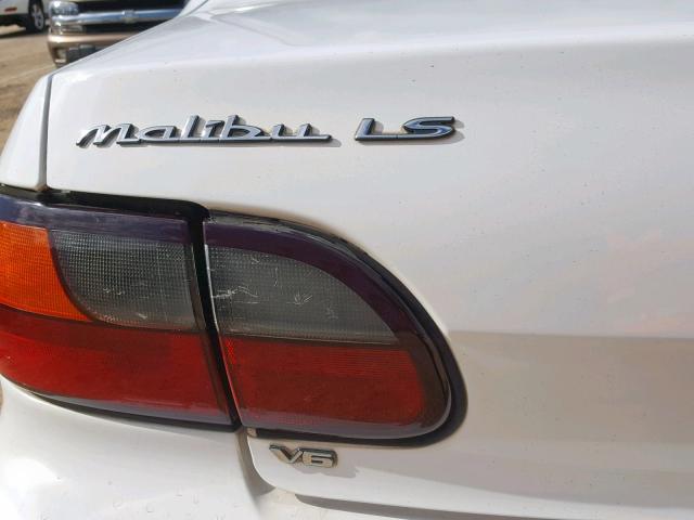 1G1NE52J82M676954 - 2002 CHEVROLET MALIBU LS Ақ фото 9
