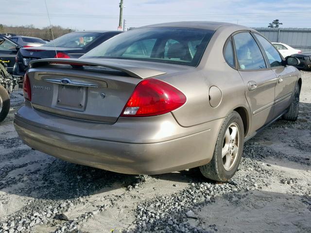 1FAFP55SX3A149145 - 2003 FORD TAURUS SES GOLD photo 4