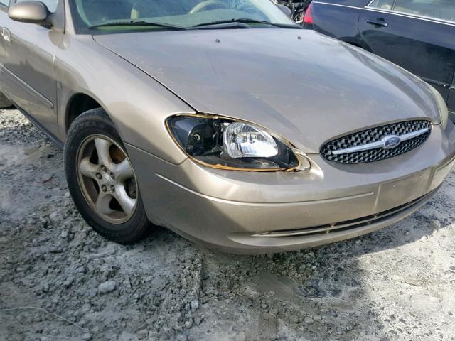 1FAFP55SX3A149145 - 2003 FORD TAURUS SES GOLD photo 9