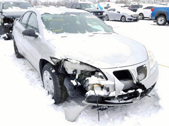 1G2ZF55B664230869 - 2006 PONTIAC G6 SE SILVER photo 1