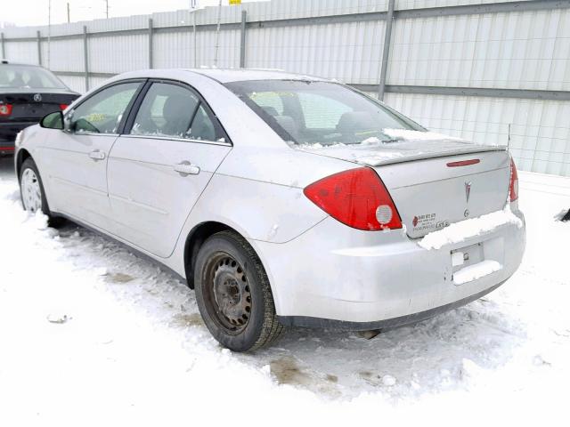 1G2ZF55B664230869 - 2006 PONTIAC G6 SE SILVER photo 3