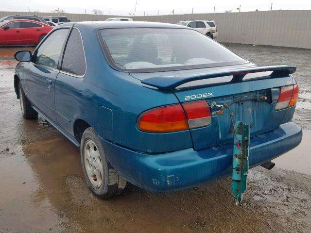 1N4AB42D2TC526161 - 1996 NISSAN 200SX BASE GREEN photo 3