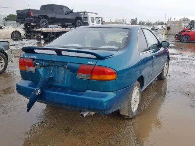 1N4AB42D2TC526161 - 1996 NISSAN 200SX BASE GREEN photo 4