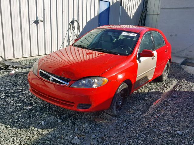 KL5JD66Z08K963388 - 2008 SUZUKI RENO BASE RED photo 2