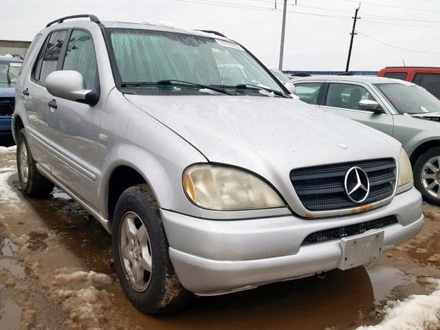 4JGAB54E11A253174 - 2001 MERCEDES-BENZ ML 320 SILVER photo 1