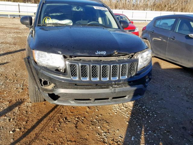 1C4NJCBA9CD503470 - 2012 JEEP COMPASS SP BLACK photo 9