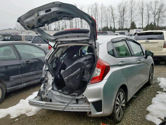 JHMGK5H85GS013372 - 2016 HONDA FIT EX SILVER photo 4