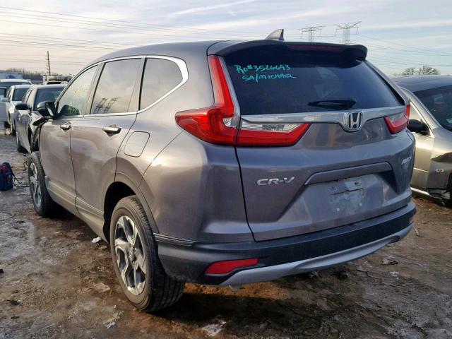 7FARW2H83JE076573 - 2018 HONDA CR-V EXL BLACK photo 3