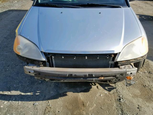 2HGES16261H502671 - 2001 HONDA CIVIC DX SILVER photo 9