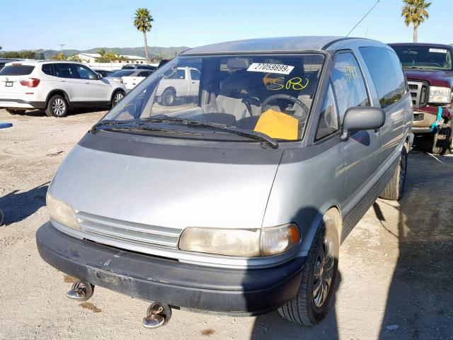 JT3AC12R5N1025091 - 1992 TOYOTA PREVIA LE BLUE photo 2