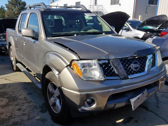 1N6AD07U05C419227 - 2005 NISSAN FRONTIER C GOLD photo 1