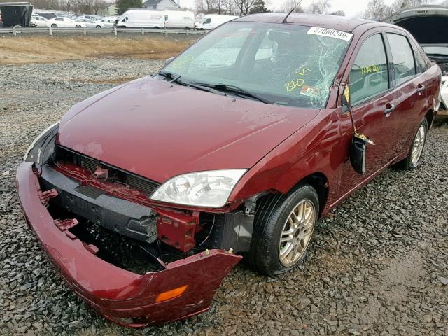 1FAFP34N37W271340 - 2007 FORD FOCUS ZX4 BURGUNDY photo 9