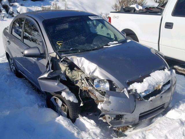 KL1TD5DE0BB223674 - 2011 CHEVROLET AVEO LS GRAY photo 1