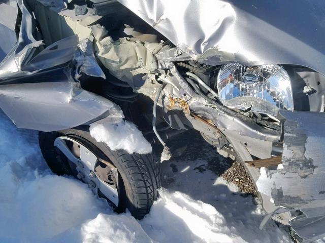 KL1TD5DE0BB223674 - 2011 CHEVROLET AVEO LS GRAY photo 9