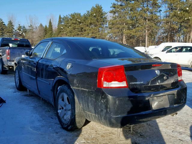 2B3CA3CV8AH124342 - 2010 DODGE CHARGER SX BLACK photo 3