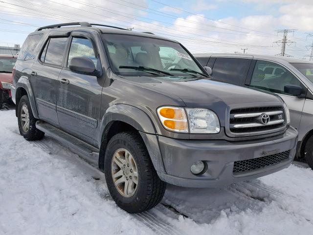 5TDBT48A34S216271 - 2004 TOYOTA SEQUOIA LI GRAY photo 1