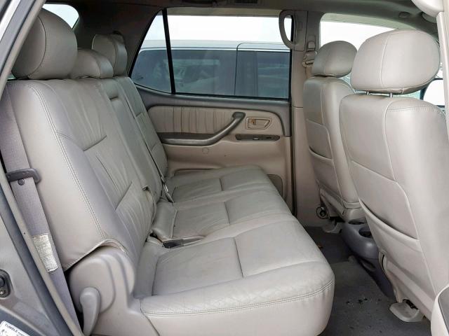 5TDBT48A34S216271 - 2004 TOYOTA SEQUOIA LI GRAY photo 6