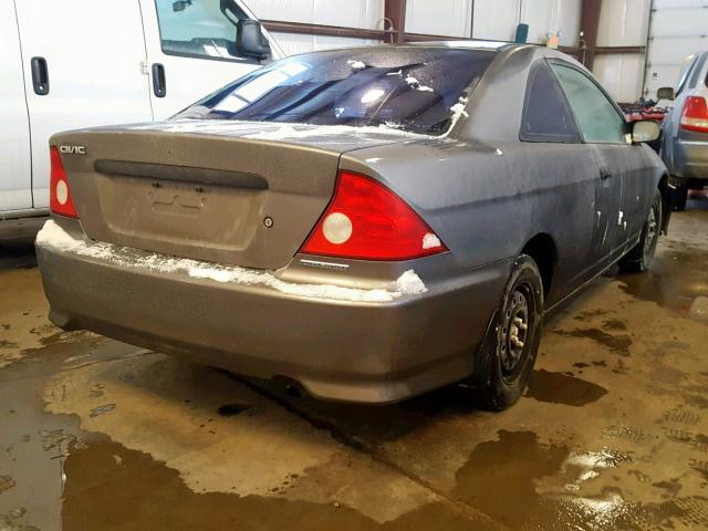 1HGEM21275L808097 - 2005 HONDA CIVIC DX GRAY photo 4